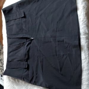 Exact Change Rayon Blend Black Skirt Size 9